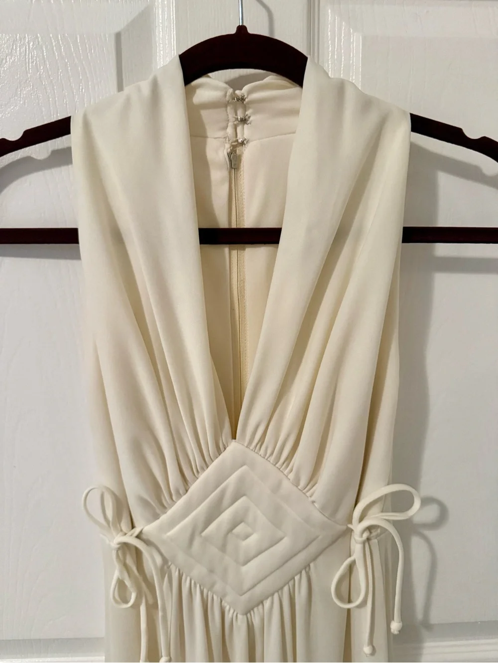 vintage cream dresses Cream Yellow Vintage Dress